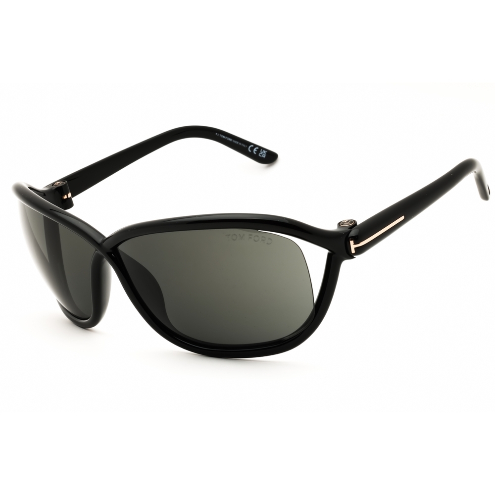 Tom Ford FT1069 Sunglasses 01A shiny black injected propionate Oversized